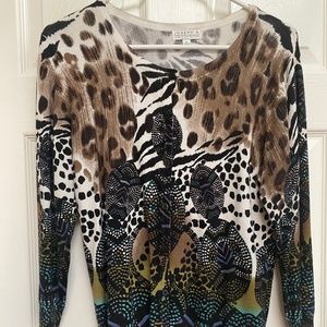 Joseph A. Print Cardigan.